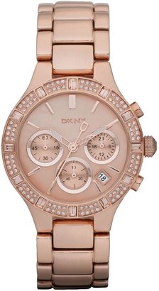 DKNY NY8508 Glitz Rose Gold Ladies Bracelet Watch