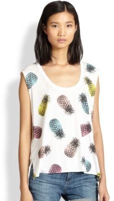Chaser Pineapple Party Printed Muscle Tee