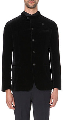 Armani Collezioni Nehru velvet jacket - for Men
