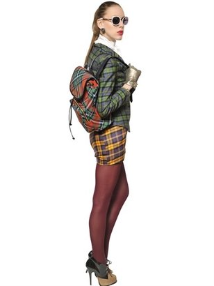 Vivienne Westwood Winter Tartan Fabric Backpack