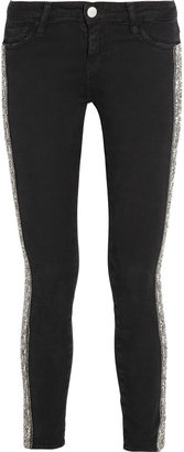 EACH X OTHER Embellished low-rise skinny jeans