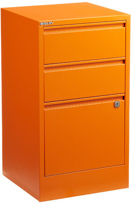 Bisley 3-Drawer File Cabinet Orange