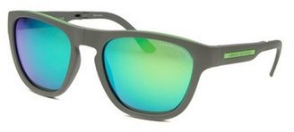 Armani Exchange Men's Wayfarer Matte Grey Sunglasses