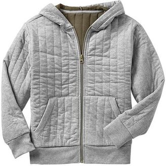Gap Quilted zip hoodie