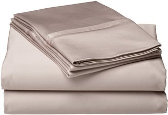 Wamsutta 622 Wamsutta 778-Thread Count 100% Supima Cotton Supreme Luxury Twin Flat Sheet, Dusty Plum