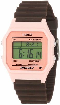 Timex Women's T2N241 Fashion Digitals Premium Pink Watch