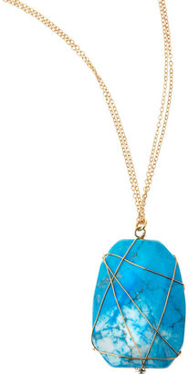 Jules Smith Designs Turquoise-Hued Resin Pendant Necklace