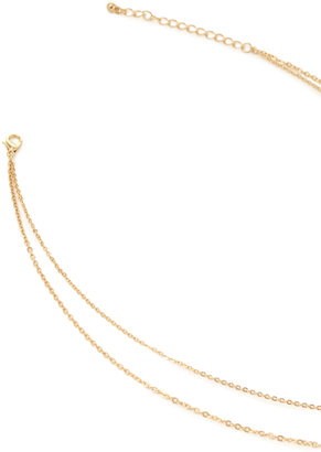 Forever 21 Dimpled Pendant Chain Necklace