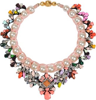 Shourouk Marisa Jumble plastron necklace