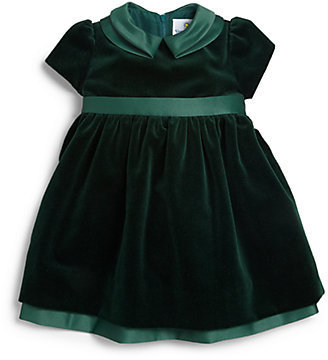 Florence Eiseman Infant's Velvet Double-Collar Dress