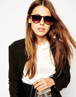 Reclaimed Vintage ASOS Retro Sunglasses With Thin Frame