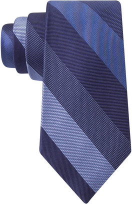 DKNY Texture Tonal Stripe Slim Tie