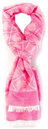 Emporio Armani logo print scarf