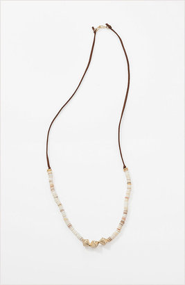 J. Jill Long shell & beads necklace