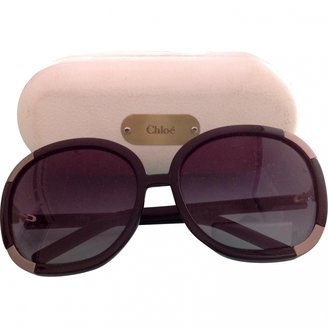 Chloé Black Plastic Sunglasses
