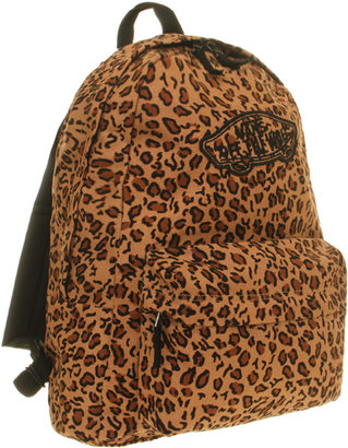 Vans Realm Backpack Mocha Bisque Leopard - Backpacks