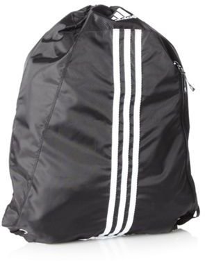 adidas Black essential striped gym bag