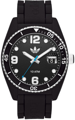 adidas Unisex Brisbane Black Silicone Strap Watch 42mm ADH6151 