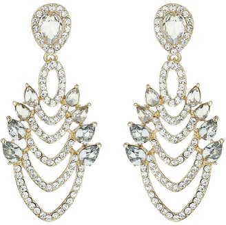 Mikey V shaped drops with marquise crystals