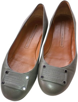 Marc by Marc Jacobs Grey Leather Ballet flats