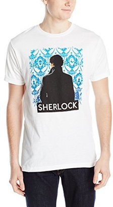 Sherlock Men's Portrait with Wallpaper T-Shirt