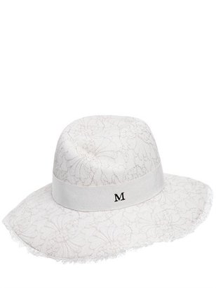 Maison Michel - Virginie Fur Felt Hat With Lace Overlay