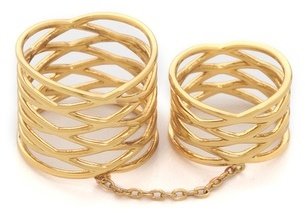 Gorjana Woven Cage Knuckle Ring