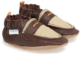 Robeez 'Loafer' Crib Shoe (Baby & Walker)