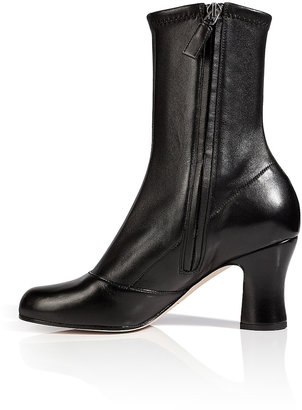 Marc Jacobs Stretch Leather Ankle Boots in Black