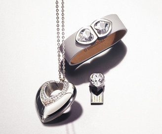 Swarovski Simone Rossmann Heart USB Pendant, Crystal