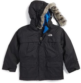 The North Face 'McMurdo' Waterproof Down Parka with Faux Fur Trim (Toddler Boys & Little Boys)