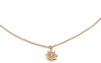 Forever 21 Rhinestone Starburst Charm Necklace