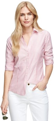 Brooks Brothers Non-Iron Fitted BrooksCool® Stripe Dress Shirt
