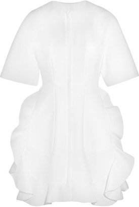 Giambattista Valli Ruffled cotton-twill mini dress