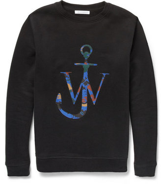 J.W.Anderson Appliquéd Cotton-Blend Jersey Sweatshirt