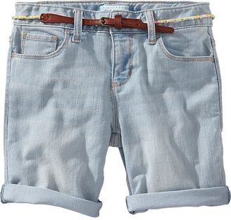 Old Navy Girls Light-Wash Denim Shorts