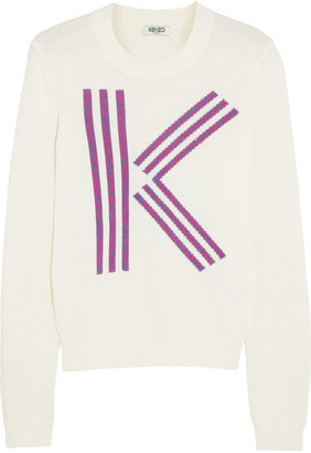 Kenzo K-intarsia cotton sweater