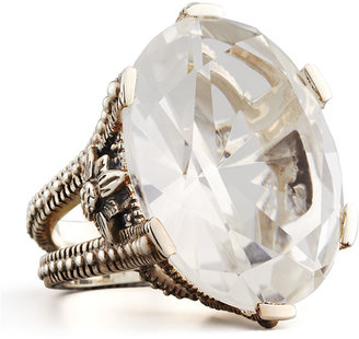 Stephen Dweck Oval Rock Crystal Ring