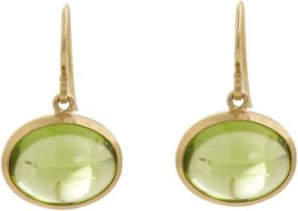 Judy Geib Peridot & Gold Drop Earrings