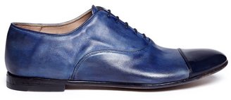 Premiata Contrast toe-cap leather Oxfords