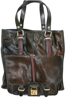 DSQUARED2 Brown Fur Handbag