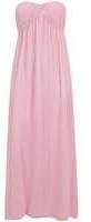 Dorothy Perkins Womens Alice & You Petite Pale Pink Ruched Bandeau Maxi- Pink
