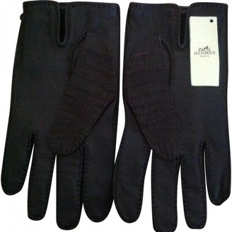 Hermes Brown Gloves