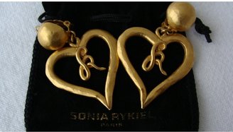 Sonia Rykiel Gold Metal Earrings