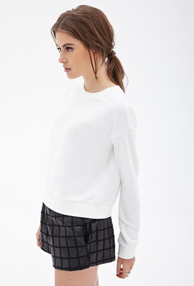 Forever 21 Ribbed Knit Sweatshirt