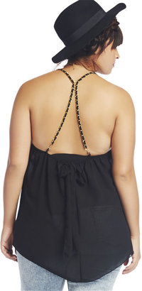 Wet Seal Chain Back Tank