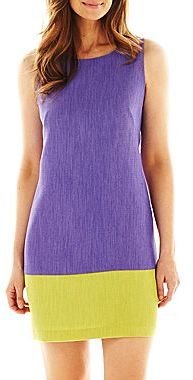 JCPenney Colorblock Cutout Sheath Dress