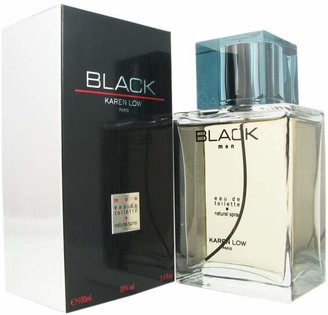 Karen Low Black for Men Eau De Toilette Spray, 100 ml, 3.3 Ounce