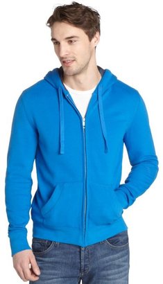 Burberry bright opal cotton zip front hoodie