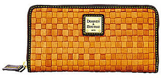 Dooney & Bourke Tessuta Woven Large Zip Around Wallet
